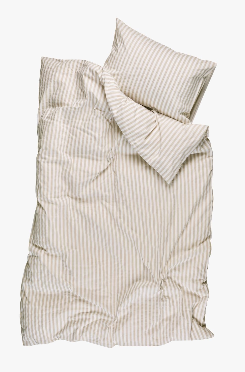 Bomull sengesett beige - 3