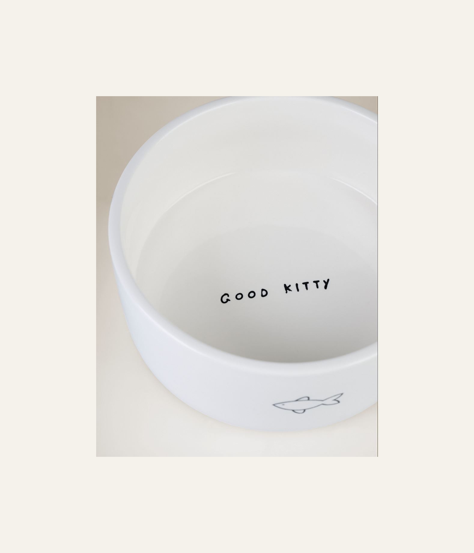 Katteskål hvit - 4