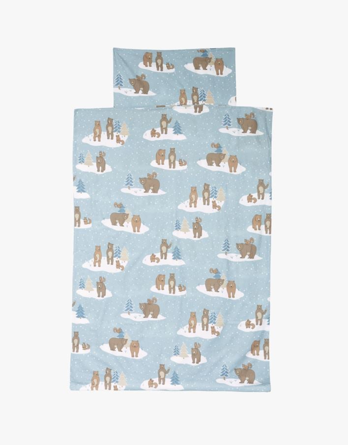 Sengesett lys blå - 100x140 40x60cm lys blå - 1