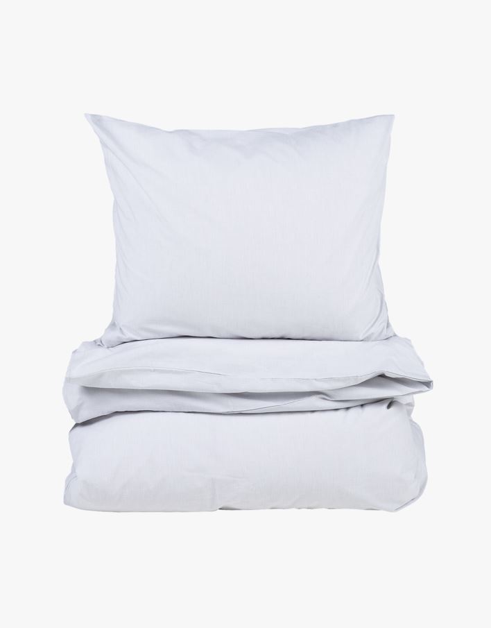 Chambray sengesett lys grå - 140x200 cm lys grå - 1