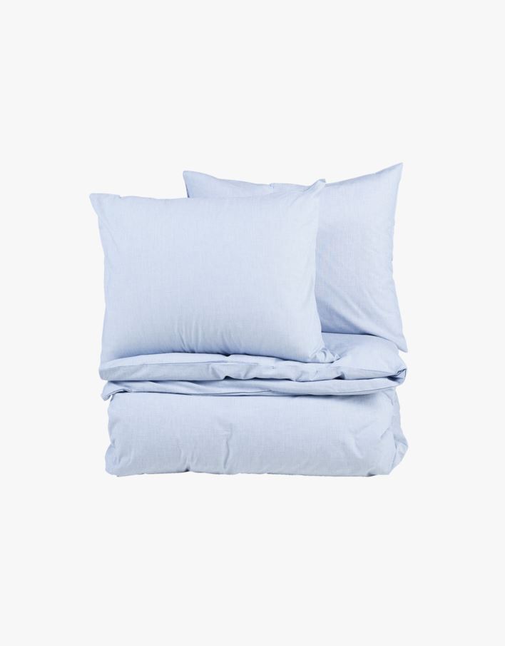 Chambray sengesett lys blå - 140x200 cm lys blå - 1