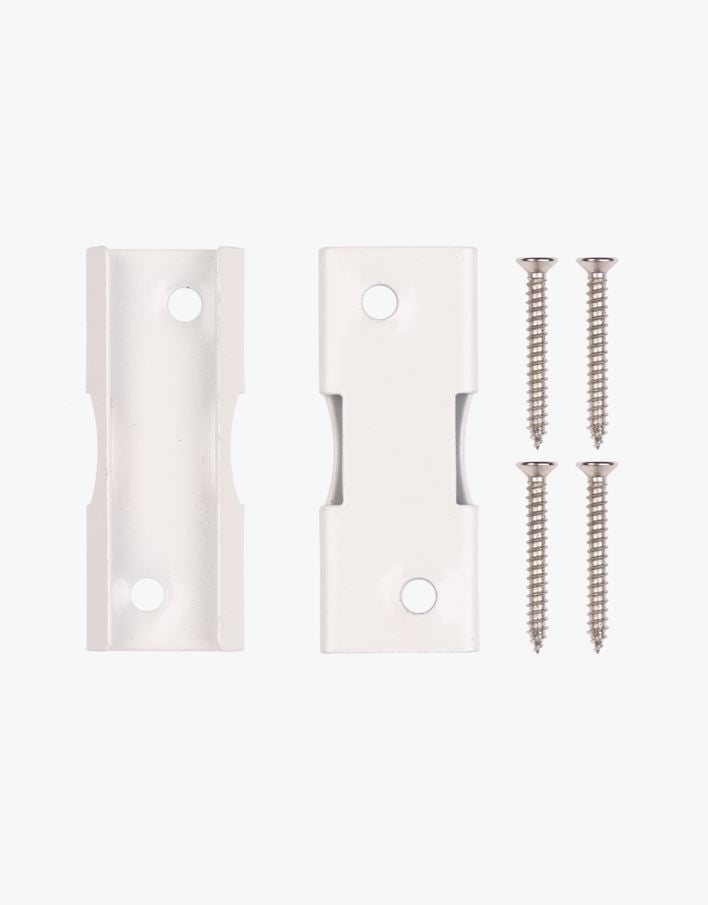 Veggbrakett hvit - 7,5 cm hvit - 1