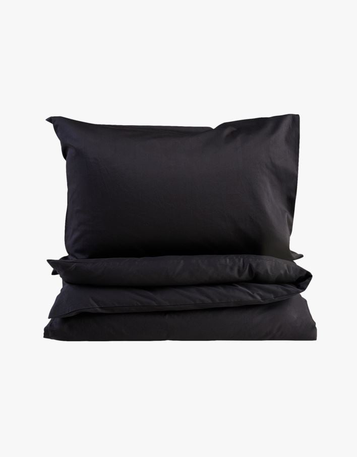 Sateng sengesett svart - 140x200+50x70 cm svart - 1