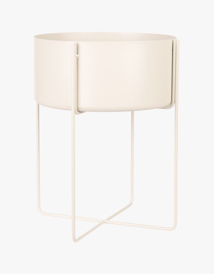 Blomsterpotte lys beige - 37,5x37,5x30 cm lys beige - 1