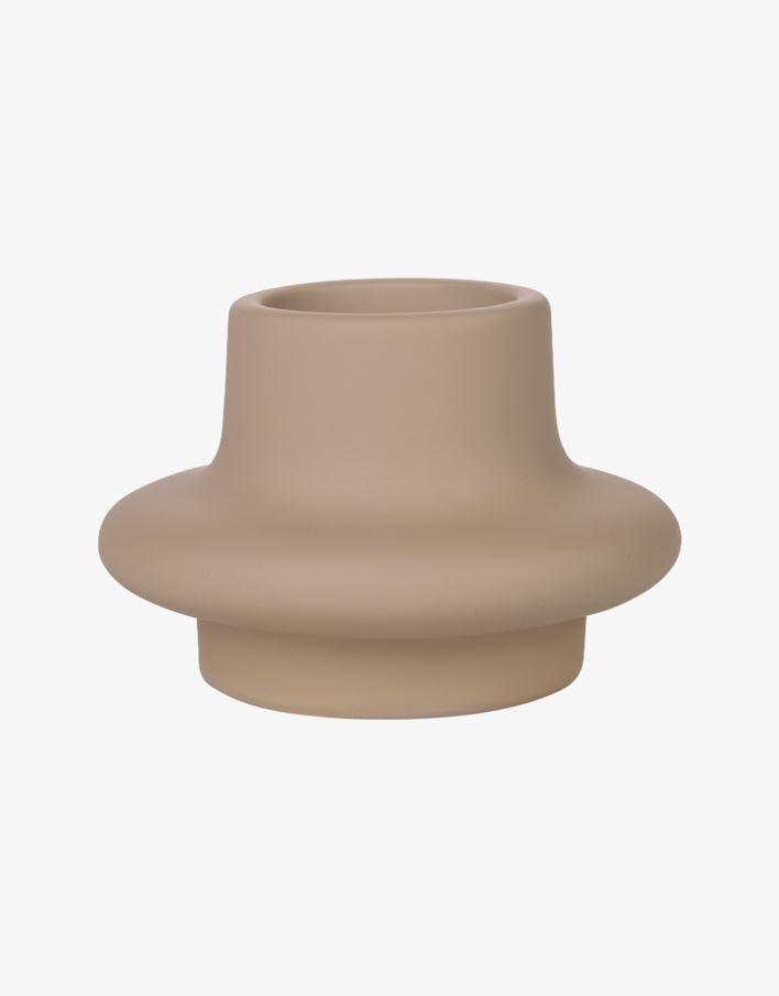 Telysholder beige - 10x10x6,7 cm beige - 1