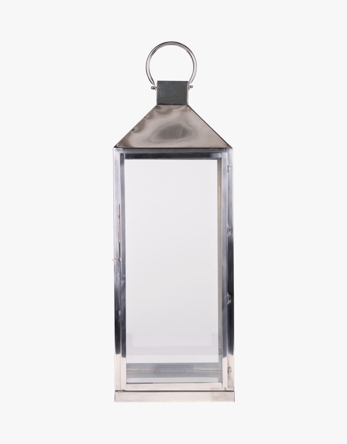 Lykt sølv - 25,5x27x74,5 cm sølv - 1