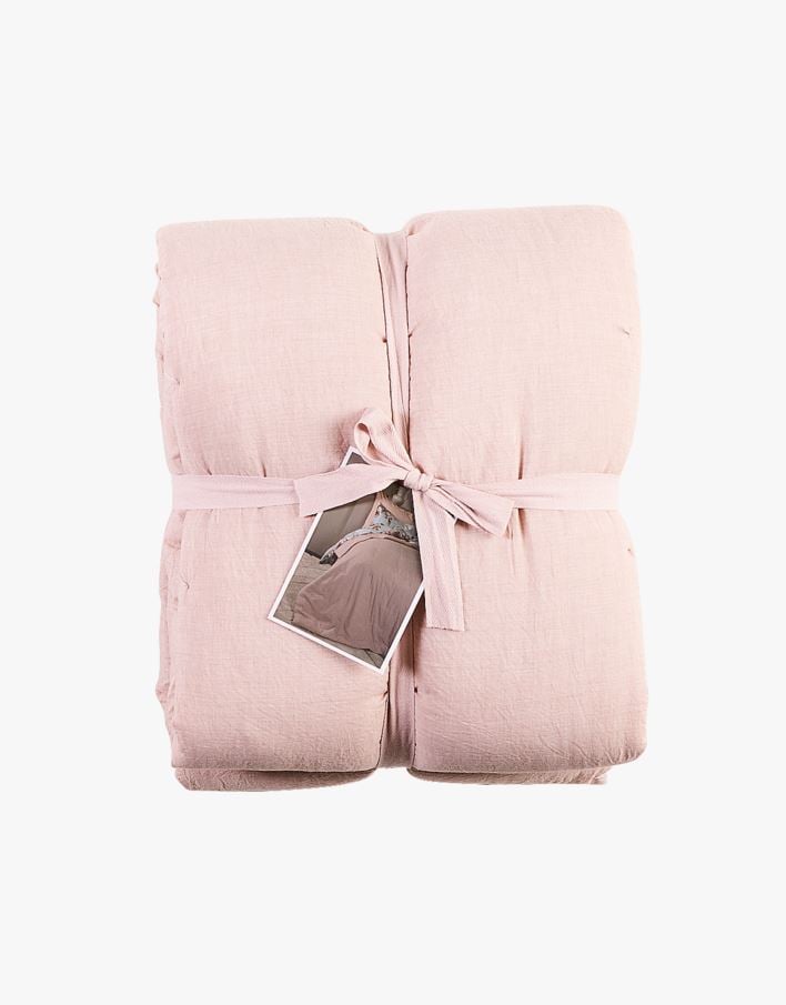 Sengeteppe pudderrosa - 150x240 cm pudderrosa - 1