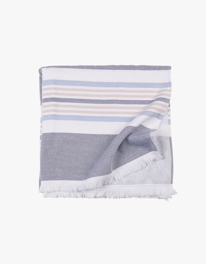 Badehåndkle multi blå - 75x150 cm multi blå - 1