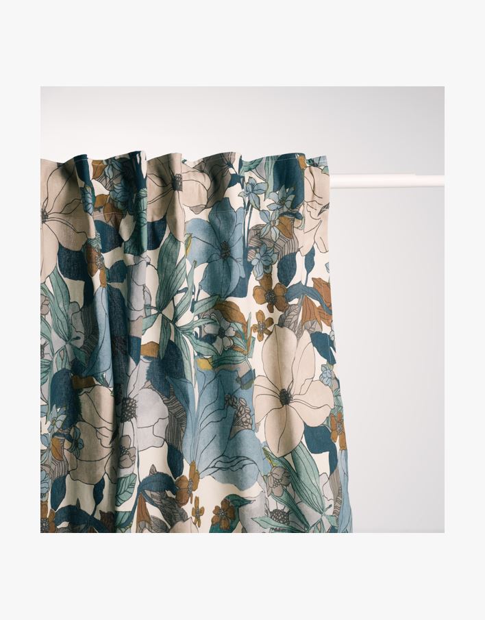 Gardin blå - 140x220 cm blå - 1