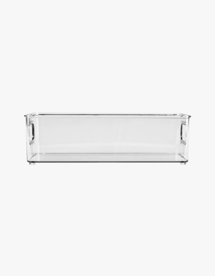 Stablebar oppbevaringsboks transparent - 10x25,5x7,7 cm transparent - 1