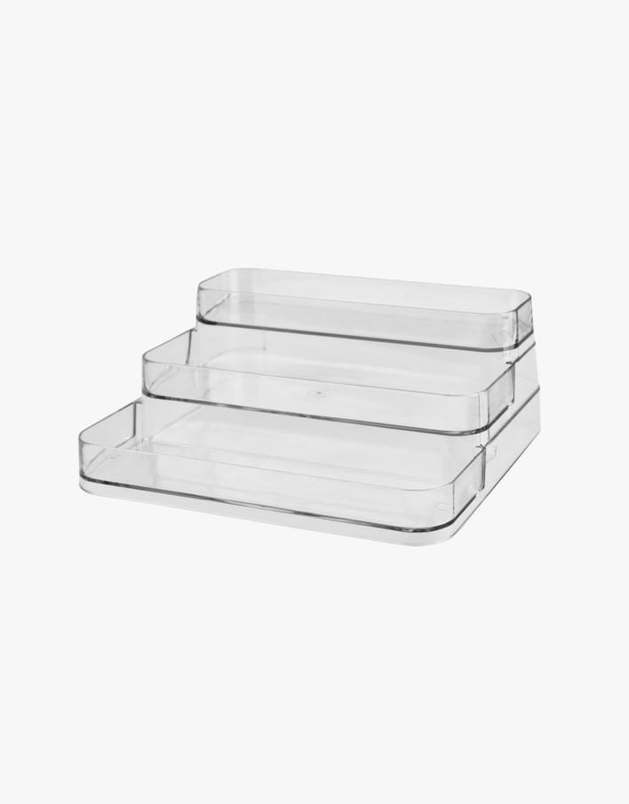 Oppbevaringsstativ transparent - 24,3x26,6x10,3 cm transparent - 1