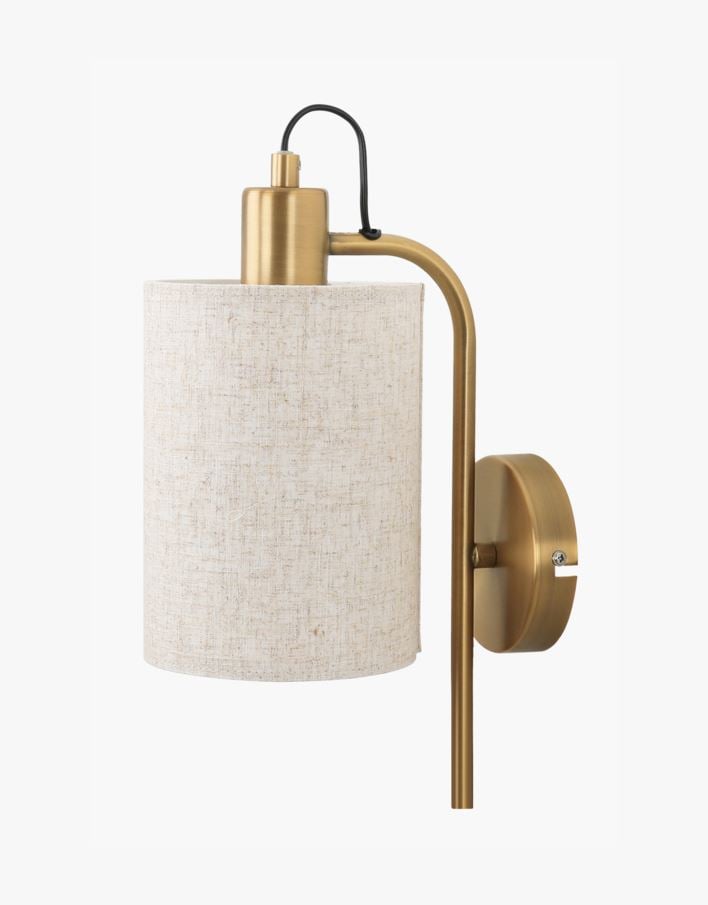 Vegglampe messing - 20x13x32 cm messing - 1