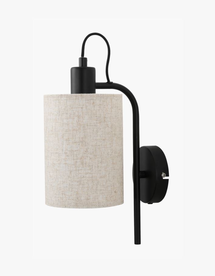 Vegglampe svart - 20x13x32 cm svart - 1