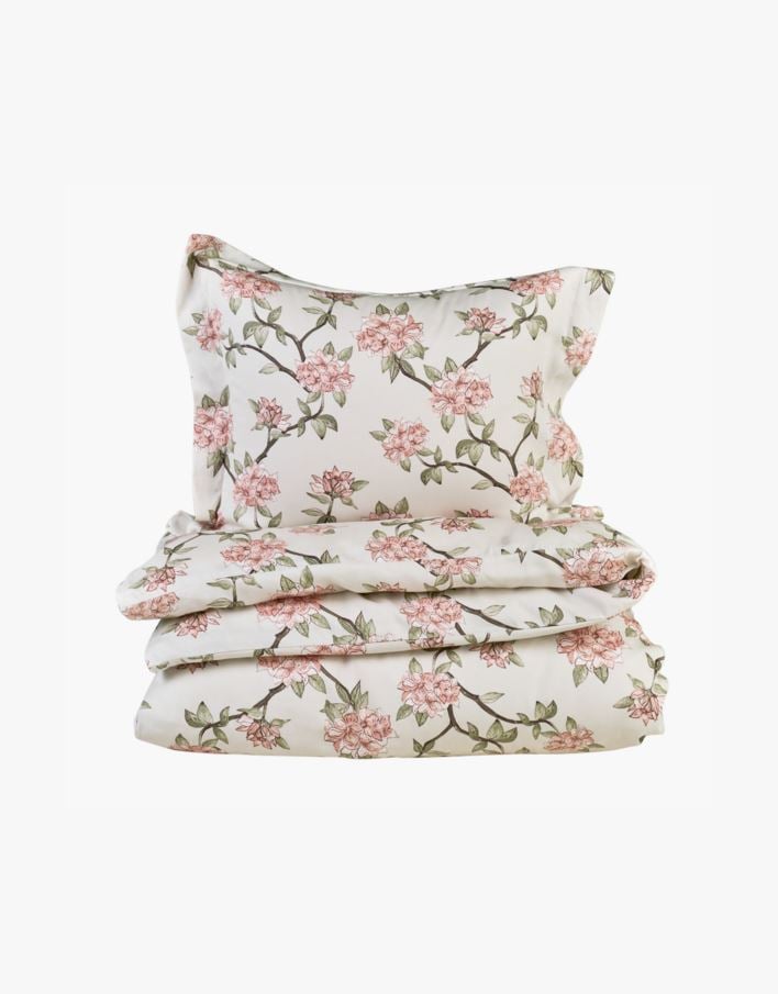 Sateng sengesett multi grønn - 140x220+50x70 cm multi grønn - 1