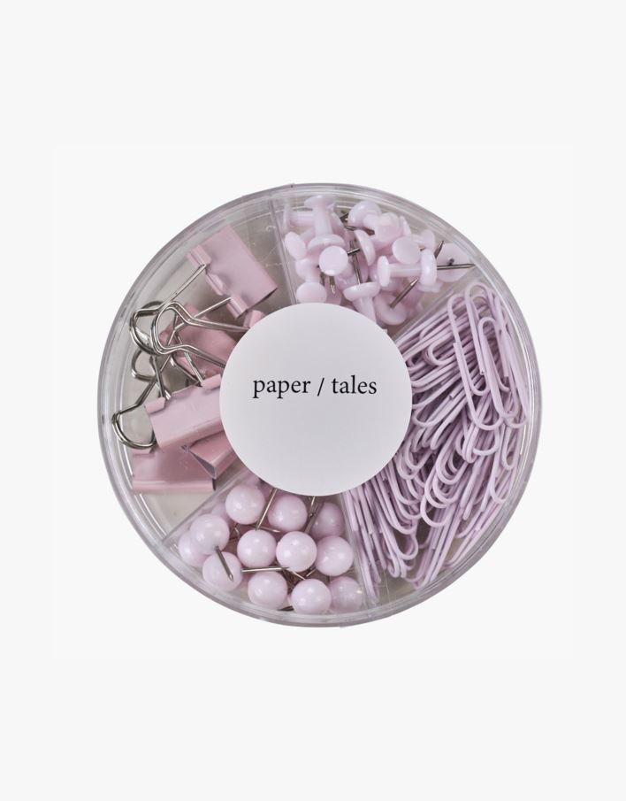 Kontorsett rosa - 10 cm rosa - 1