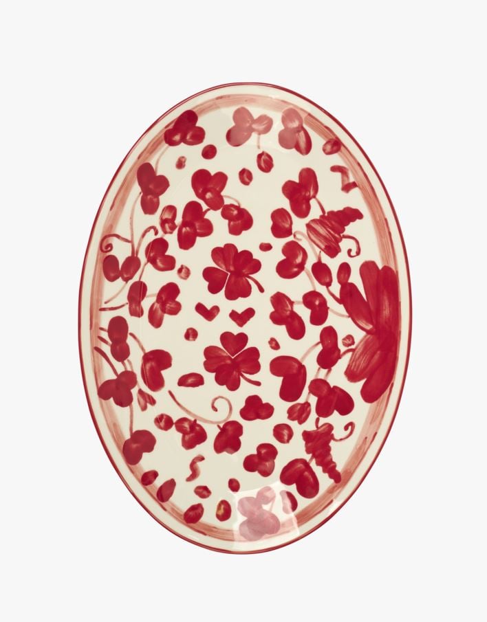 Fat rød - 35,5x25,3x3,2 cm rød - 1