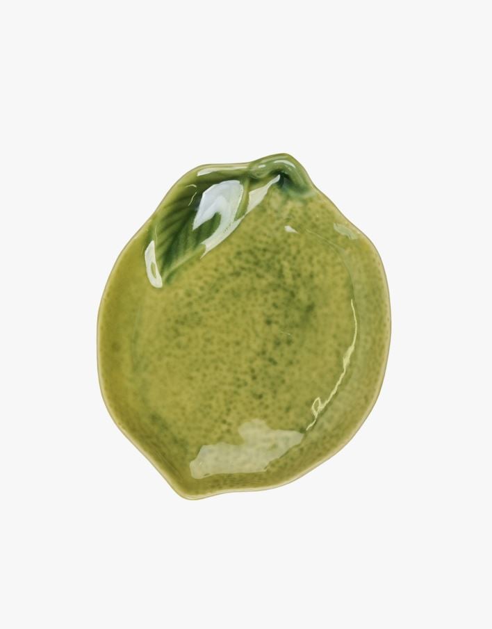 Tallerken grønn - 19,8x16,2x2,5 cm grønn - 1