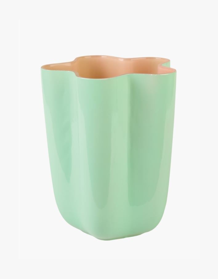 Vase mintgrønn - 15x15x19,5 cm mintgrønn - 1