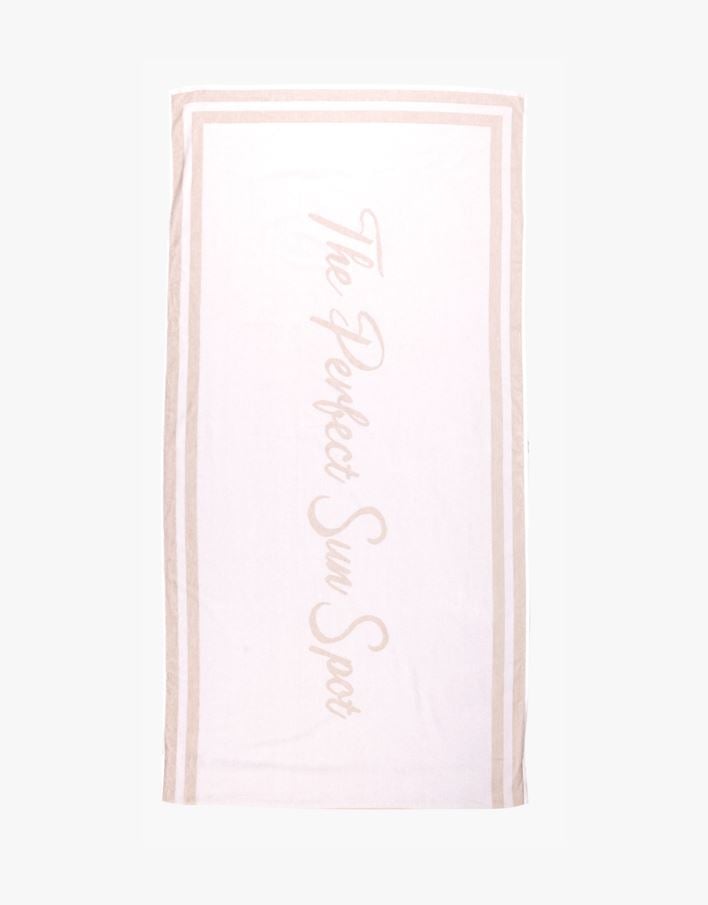 Badehåndkle hvit - 90x185 cm hvit - 1