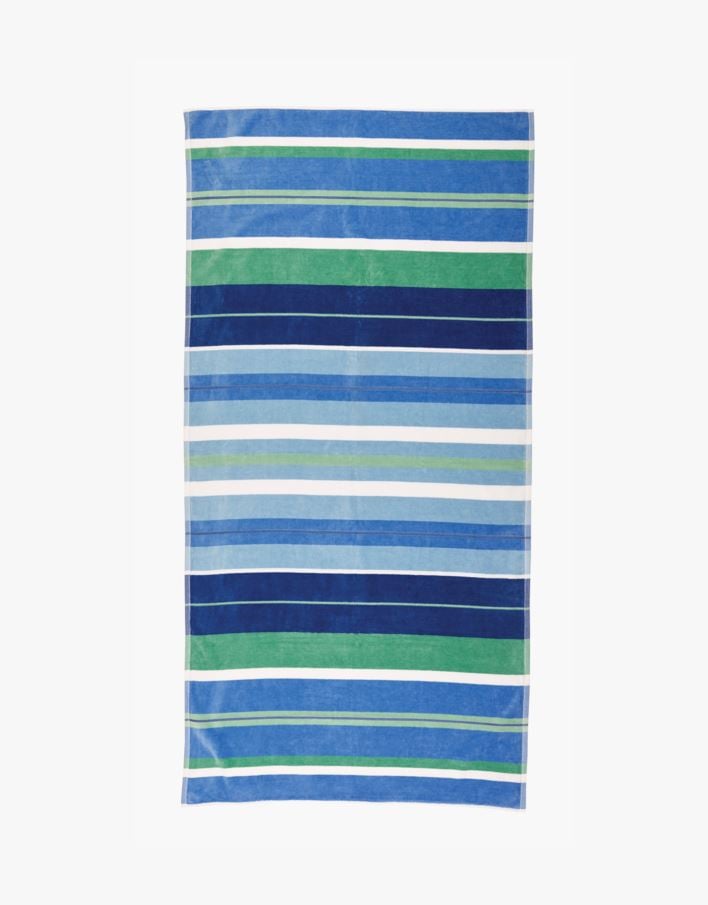 Badehåndkle blå - 90x180 cm blå - 1