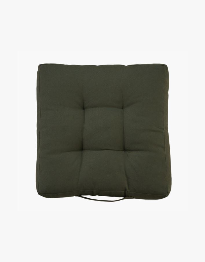 Sittepute olivengrønn - 40x40x5 cm olivengrønn - 1