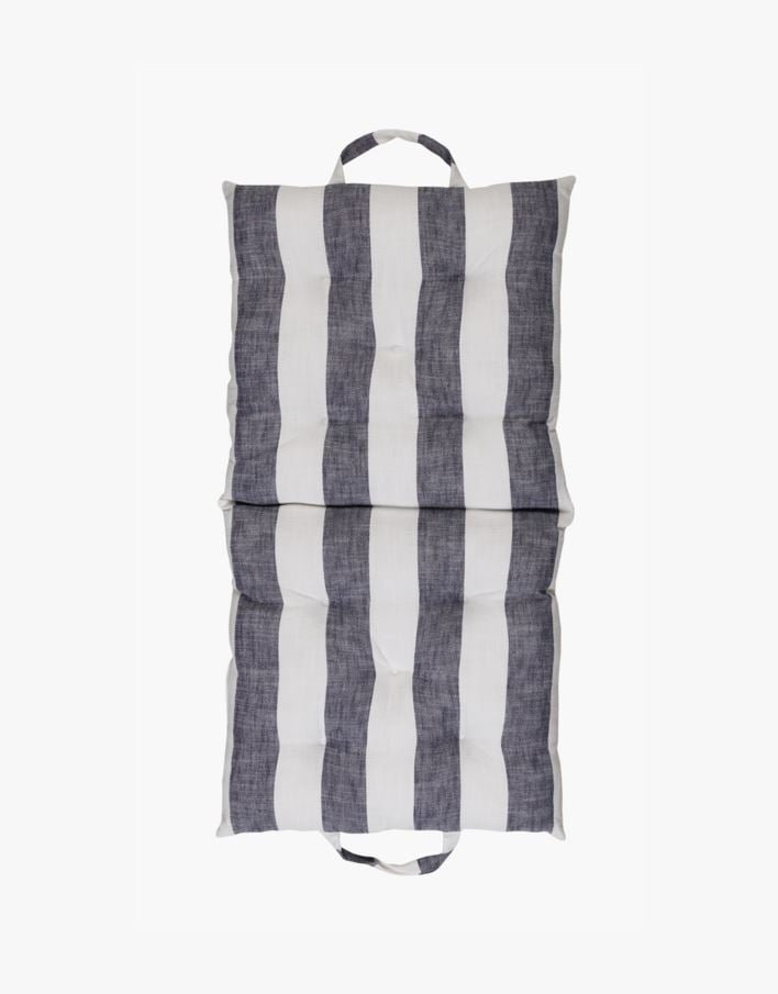 Foldbar sittepute mørk blå - 50x100x7 cm mørk blå - 1