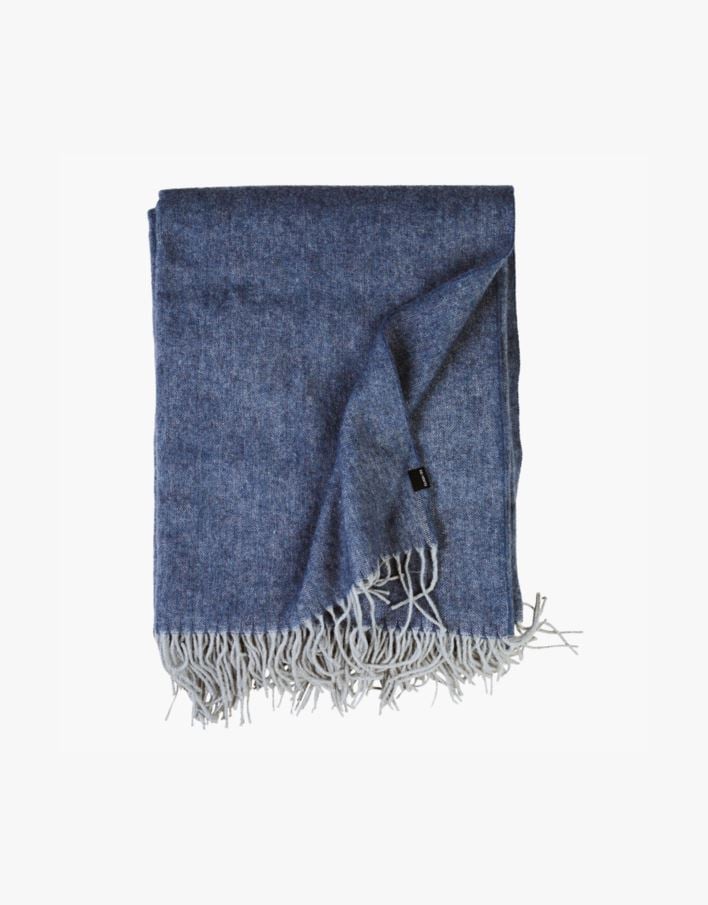 Pledd blå - 130x170 cm blå - 1