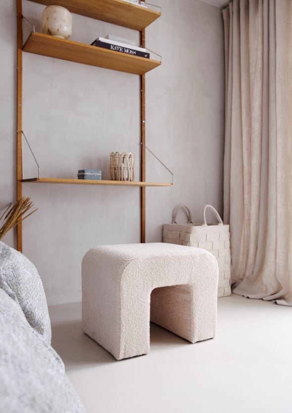 Puff lys beige - 3