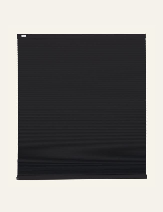 Lysfilt. dobbel plisségardin svart - 3