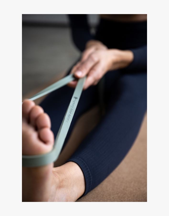 Gummibånd lys blå - 1,3x104 cm lys blå - 1