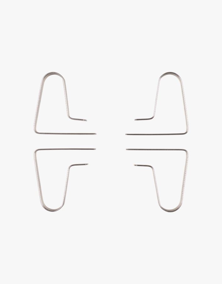 Bordklype stål - 4,6x4,6 cm stål - 1