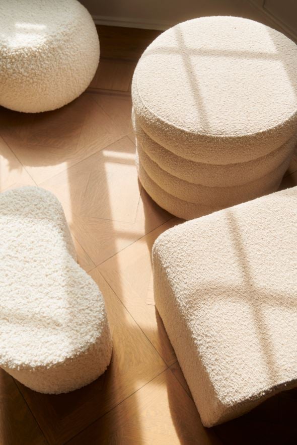 Puff lys beige - 2