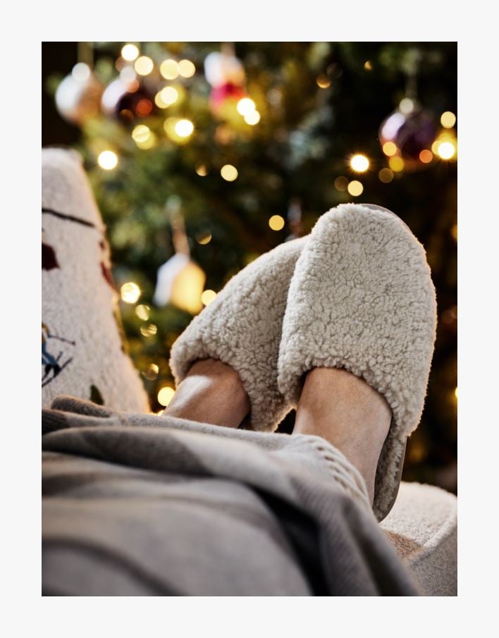 Tøfler beige - 39/40 beige - 1