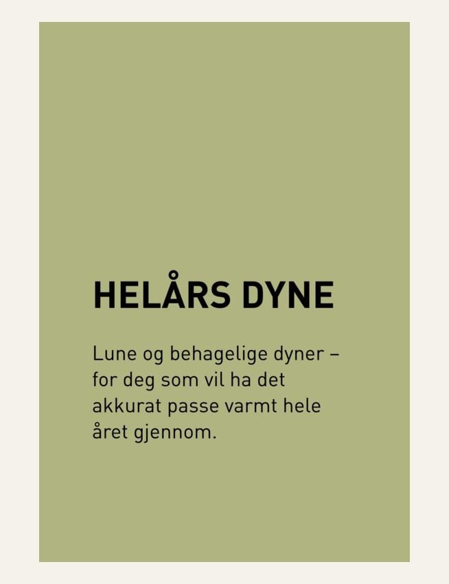 Helårs dundyne hvit - 4