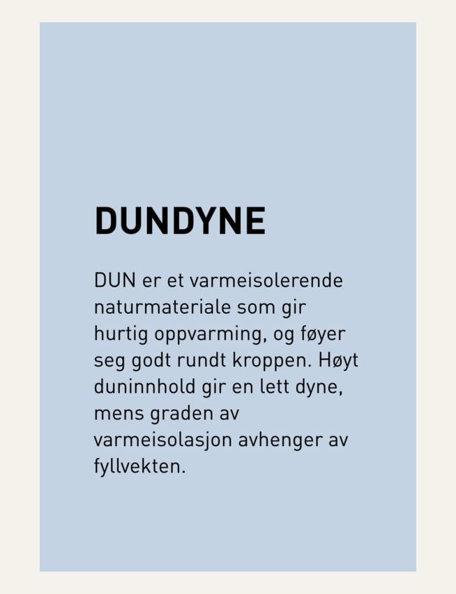 Helårs dundyne hvit - 5