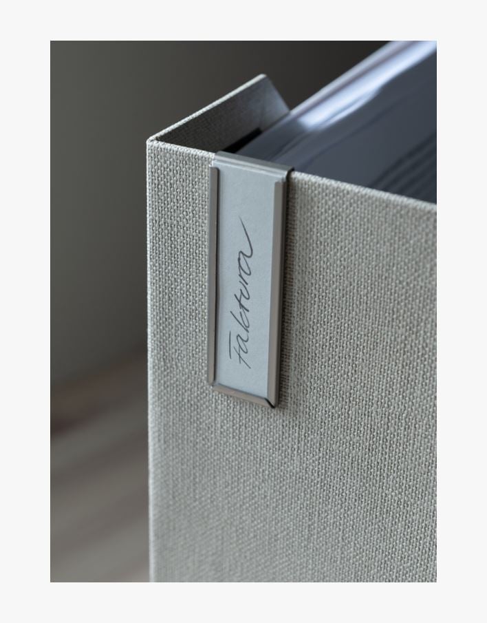 Etikettholder horisontal stål - 0,5x9,5x15 cm stål - 1