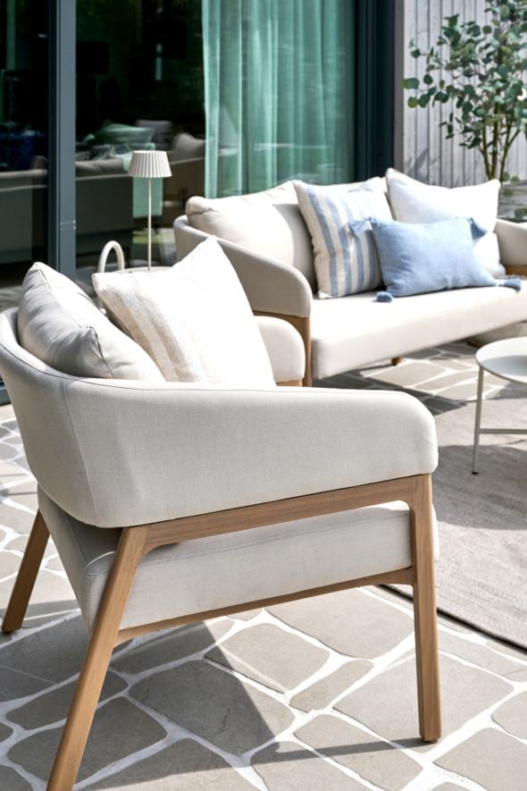 Loungesofa beige - 5